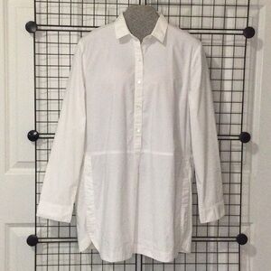 Great and comfy cotton blend long shirt.